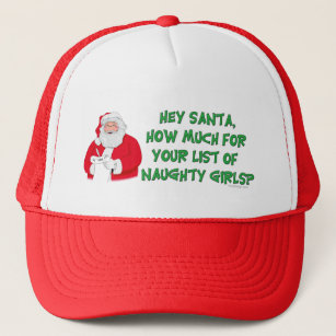 Santa's Naughty List Trucker Hat