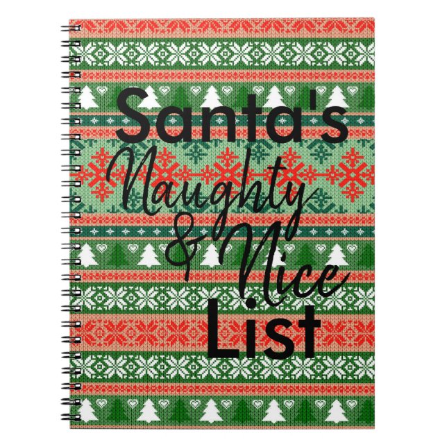 Santa's Naughty & Nice Journal (Front)