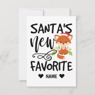Santa's New Favourite Card