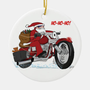 Santa's New Sled Ornament