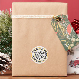 Santa's Official North Pole Address Stamp Seal