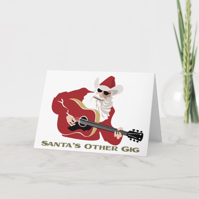 Santa's Other Gig Holiday Card (Front)