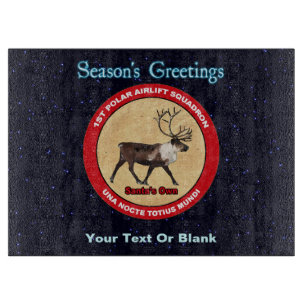 Santa's Own - 1st Polar Airlift Squadron Cutting Board