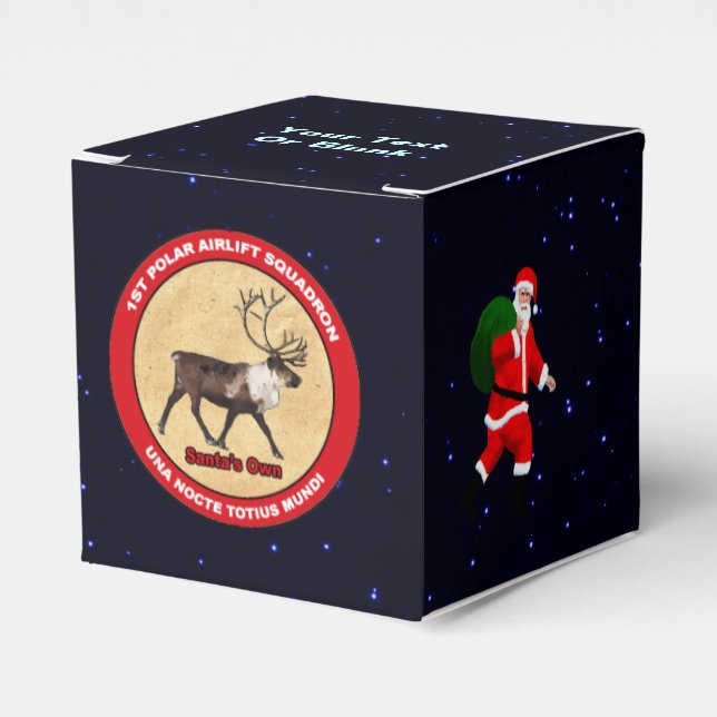 Santa's Own - 1st Polar Airlift Squadron Favour Box (Front Side)