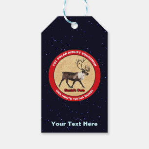 Santa's Own - 1st Polar Airlift Squadron Gift Tags