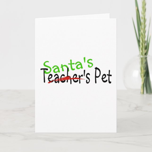 Santas Pet Holiday Card (Front)