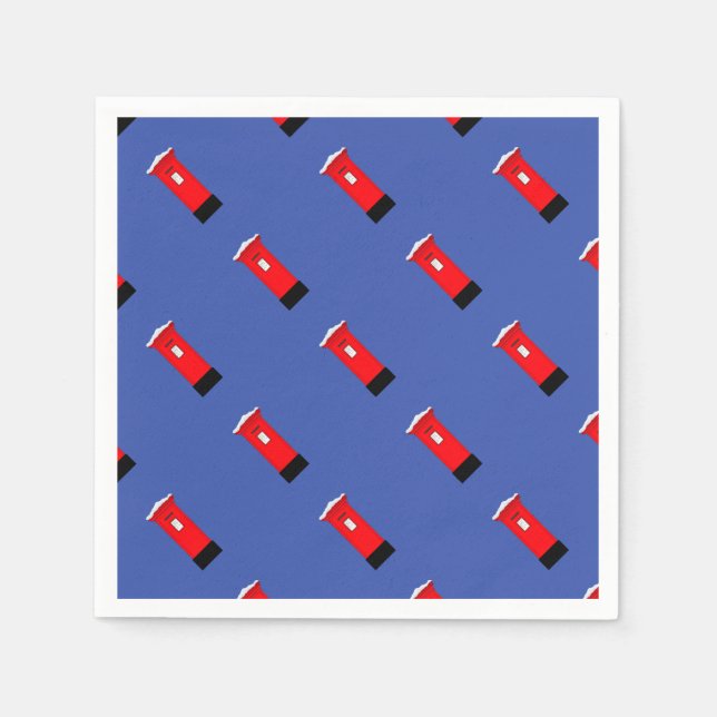 Santas Postbox Napkin (Front)