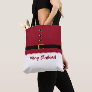 Santas Red Outfit- Christmas- Tote Bag