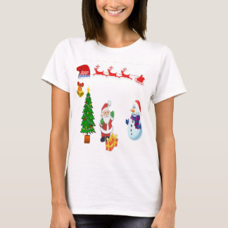 Santa's reindeer car T-Shirt