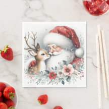 Santa's Reindeer Kiss