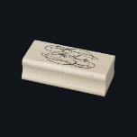 Santa's Signature Christmas Rubber Stamp<br><div class="desc">Santa's signature based on a historic signature</div>