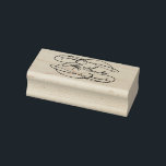 Santa's Signature Christmas Rubber Stamp<br><div class="desc">Santa's signature based on a historic signature</div>