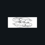 Santa's Signature Christmas Self-inking Stamp<br><div class="desc">Santa's signature based on a historic signature</div>