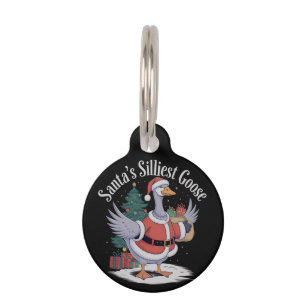 Santa's Silliest Goose A Tacky Christmas Tale Pet Tag