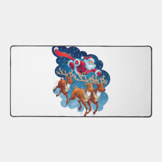 Santa's Sleigh Adventure Desk Mat