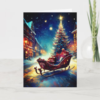 Santa's Sleigh Card