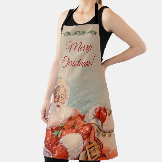 Santas Sleigh Ride Apron (Insitu)