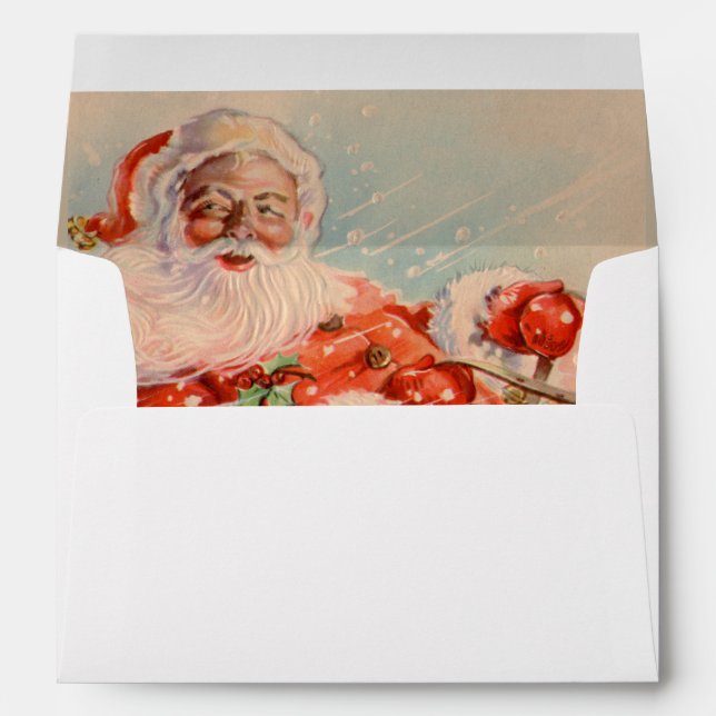 Santa's Sleigh Ride Envelope (Back (Bottom))