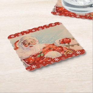 Santas Sleigh Ride Holiday Coaster