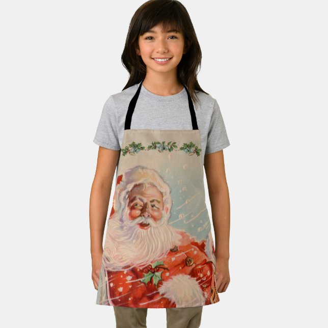 Santas Sleigh Ride - Small Apron (Insitu)