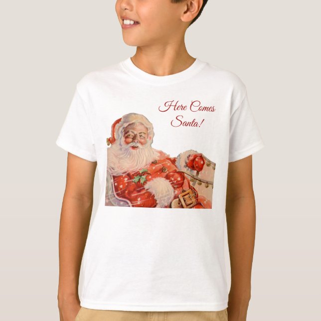 Santas Sleigh Ride  T-Shirt (Front)