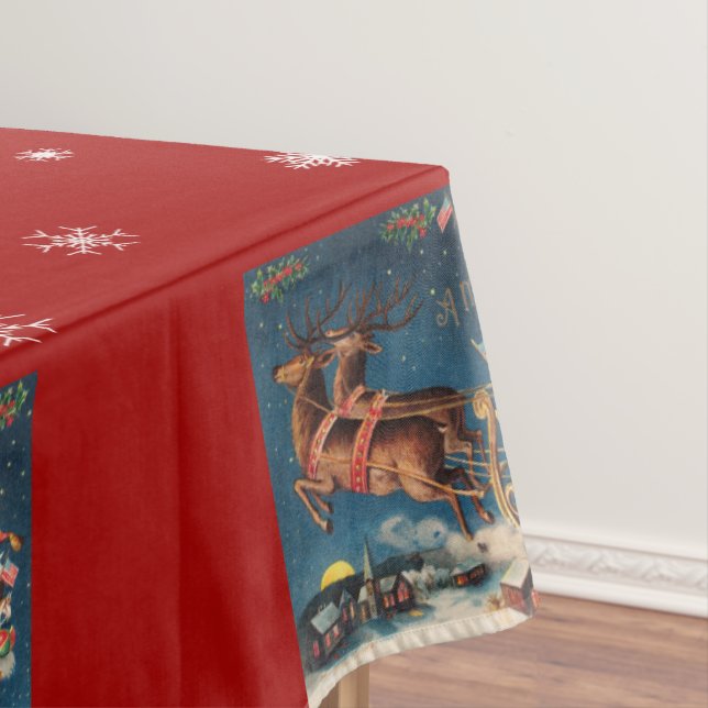 Santas Sleigh Ride Tablecloth (In Situ)