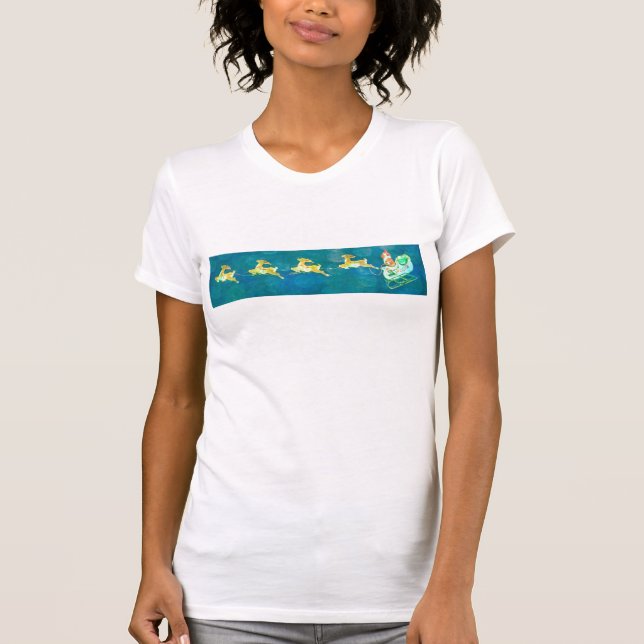 Santa's Sleigh T-Shirt (Front)