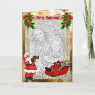 Santa's Sleigh - Template Tall