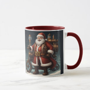 Santa's Steampunk Sleigh Mug