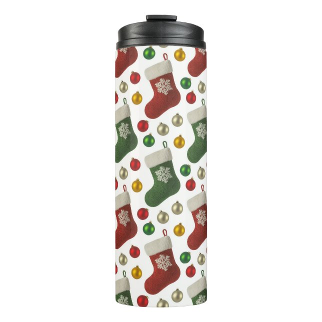 Santas Stocking Thermal Tumbler (Front)