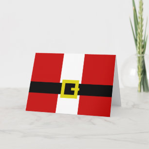 Santa's Suit Holiday Card