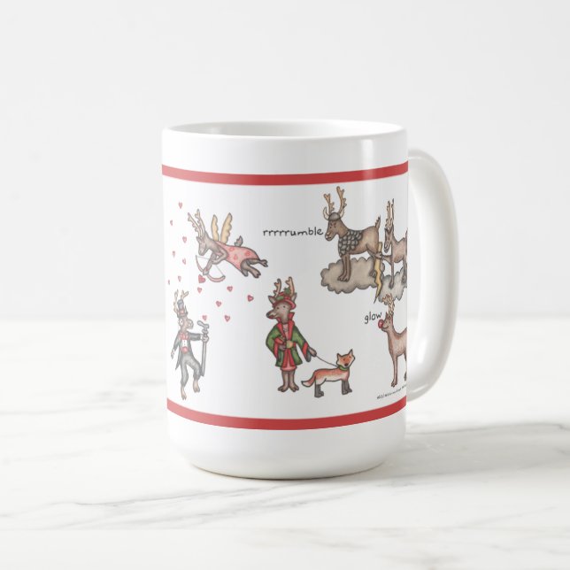Santa's Team 15 oz. Mug (Front Right)