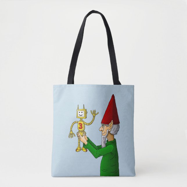 Santa's Toy Maker Tote Bag (Front)