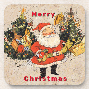 Santa's Trees - Christmas Coaster