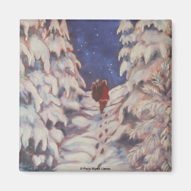 Santa's Trek Magnet (Front)