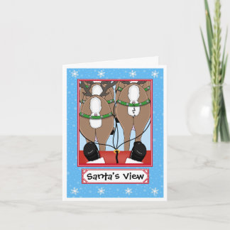 Santa's View Holiday Card