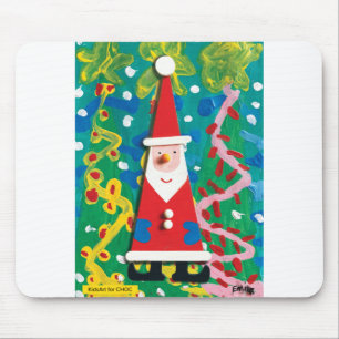Santa's Winter Wonderland - Kids Art for CHOC Mouse Pad