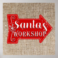 Santa's Workshop Arrow Rustic Christmas Holiday