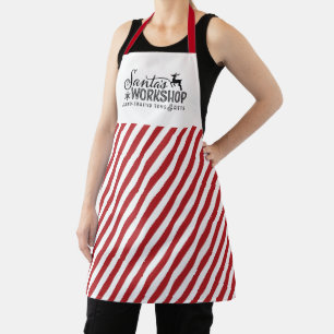 Santa's Workshop Christmas Apron