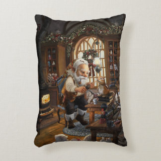 Santa's Workshop  Decorative Cushion