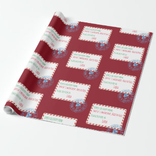 Santa's Workshop Delivery Wrapping Paper
