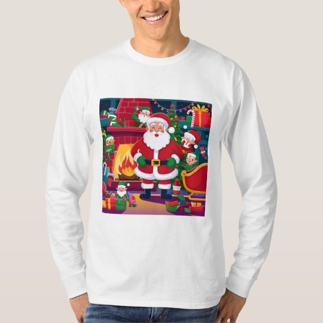 Santa's Workshop Fun: Create a vibrant t-shirt  (Front)
