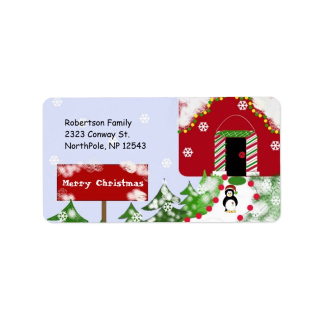 Santa's Workshop Label (Front)