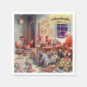 Santas Workshop Napkin