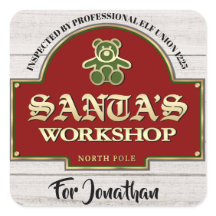Santa's Workshop Sticker