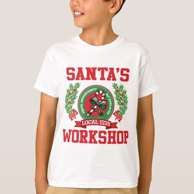 Santa's Workshop T-Shirt (Front)