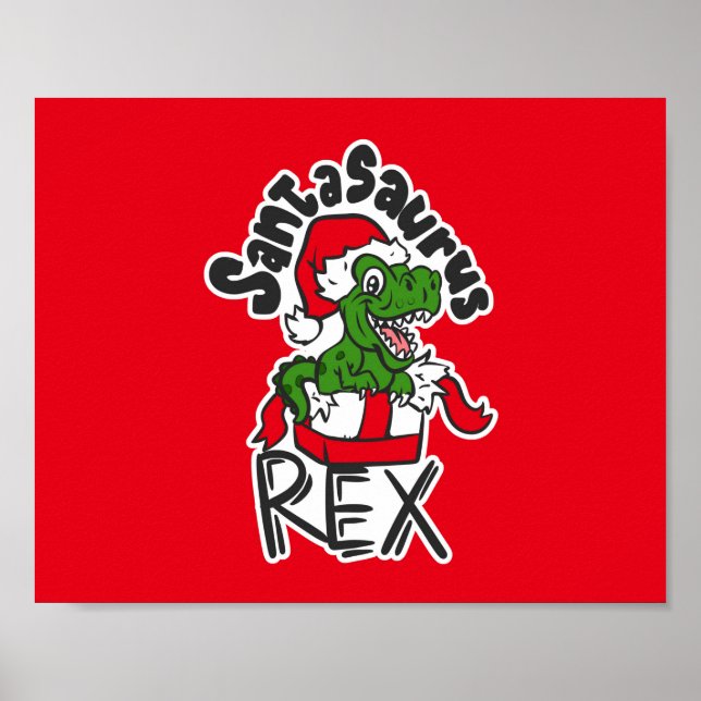 Santasaurus Rex Poster (Front)