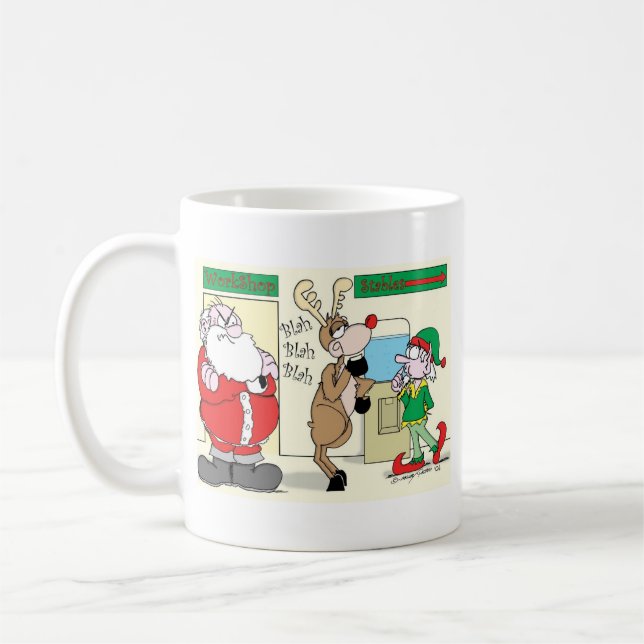 santawatercoolermug coffee mug (Left)