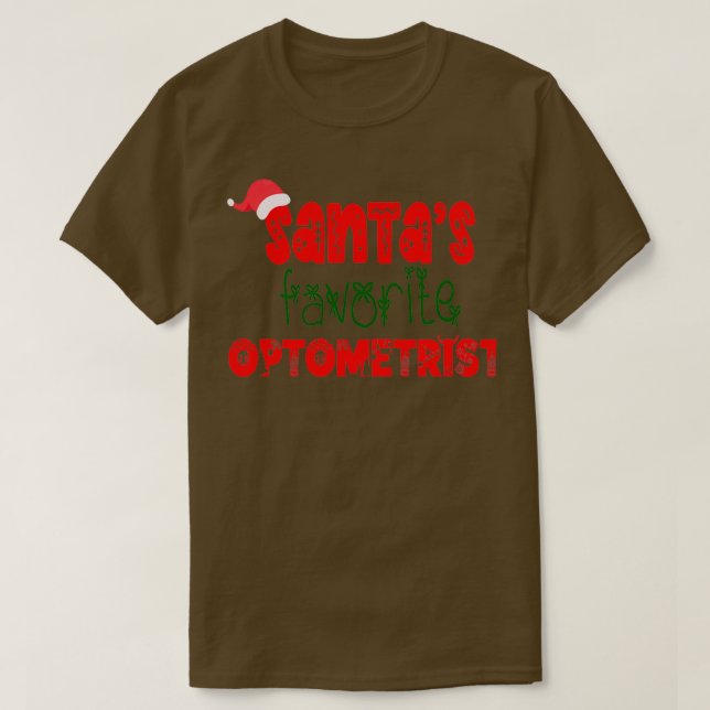Santax27s Favourite Optometrist best Christmas gif T-Shirt (Design Front)