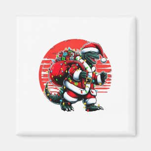 Santazilla Christmas Shirt Japanese Monster Kaiju  Magnet